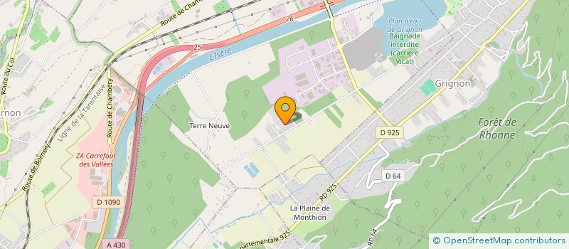 localisation de l'entreprise MONSIEUR JEAN BENONI  GILLY-SUR-ISERE