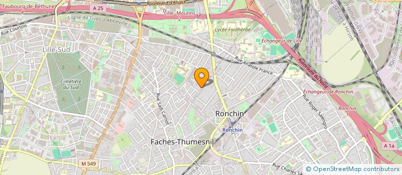 localisation de l'entreprise MONSIEUR JEAN BENONI  LILLE