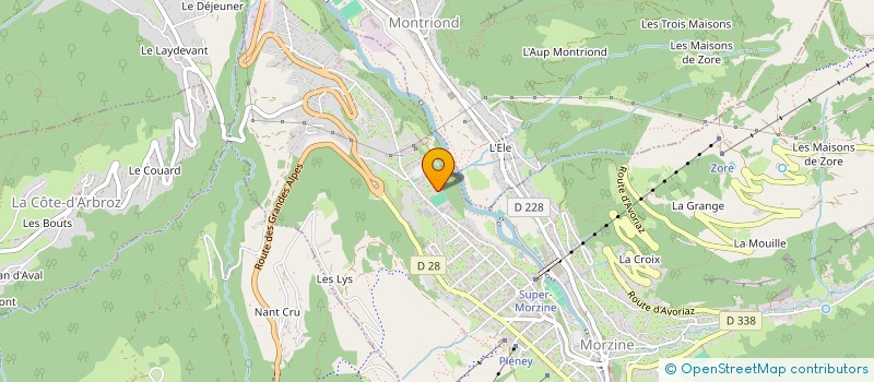 localisation de l'entreprise MONSIEUR JEAN BERGER à MORZINE