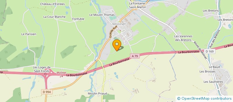 localisation de l'entreprise MONSIEUR JEAN BERGER  CHASSENARD