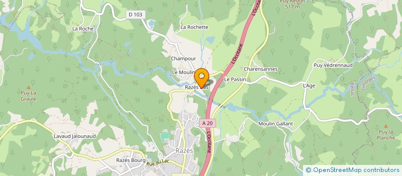 localisation de l'entreprise MONSIEUR JEAN BERGER à RAZES