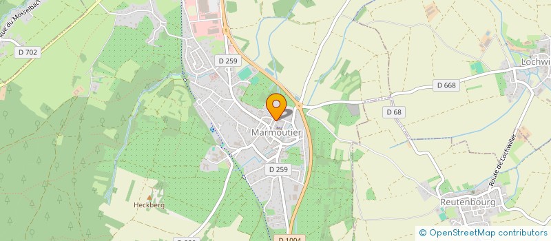 localisation de l'entreprise MONSIEUR JEAN BERGER  THAL-MARMOUTIER