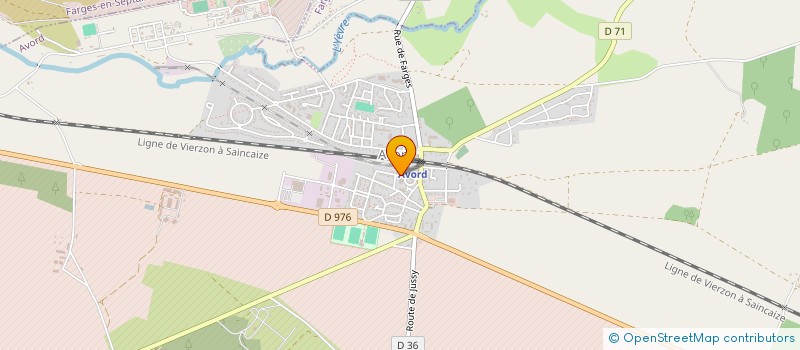 localisation de l'entreprise MONSIEUR JEAN BERGERET  AVORD