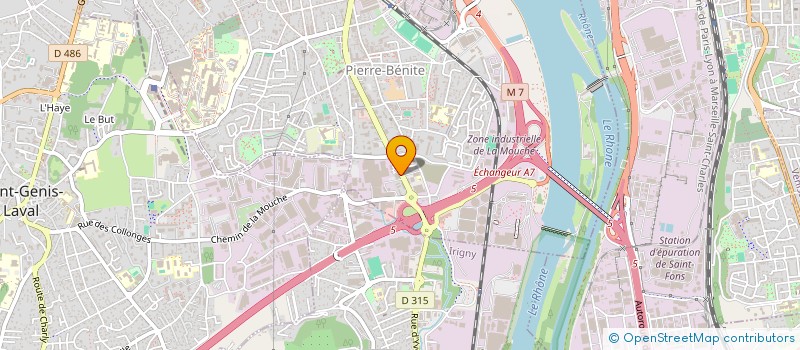 localisation de l'entreprise MONSIEUR JEAN BERGIER  OULLINS-PIERRE-BENITE