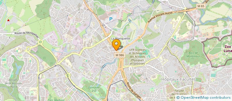 localisation de l'entreprise MONSIEUR JEAN BERGON à MONTPELLIER