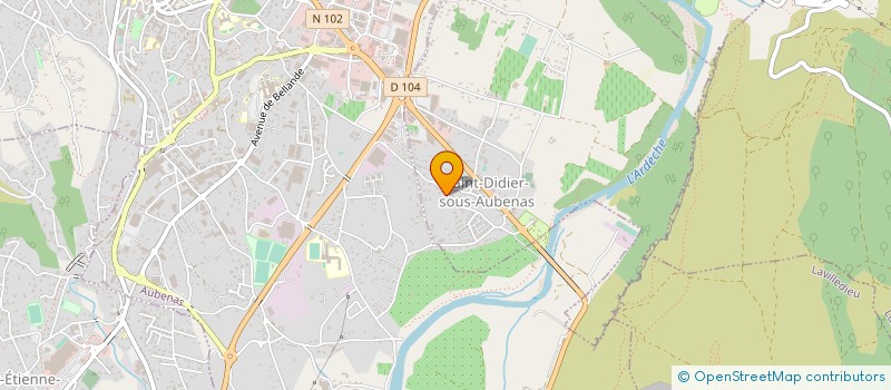 localisation de l'entreprise MONSIEUR JEAN BERGONZOLI à SAINT-DIDIER-SOUS-AUBENAS
