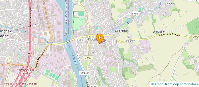 localisation de l'entreprise MONSIEUR JEAN BERITON  JASSANS-RIOTTIER