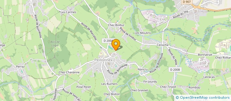 localisation de l'entreprise MONSIEUR JEAN BERKOVITS  PEILLONNEX