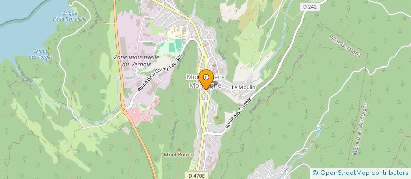 localisation de l'entreprise MONSIEUR JEAN BERLAND  MOIRANS-EN-MONTAGNE