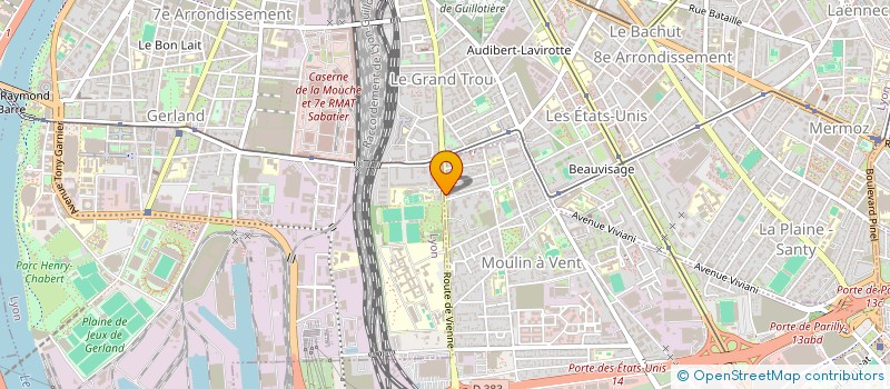 localisation de l'entreprise MONSIEUR JEAN BERLIER  VENISSIEUX