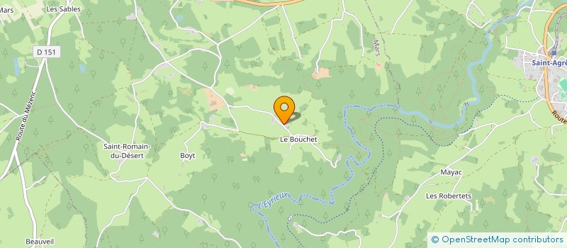 localisation de l'entreprise MONSIEUR JEAN BERNA  MARS