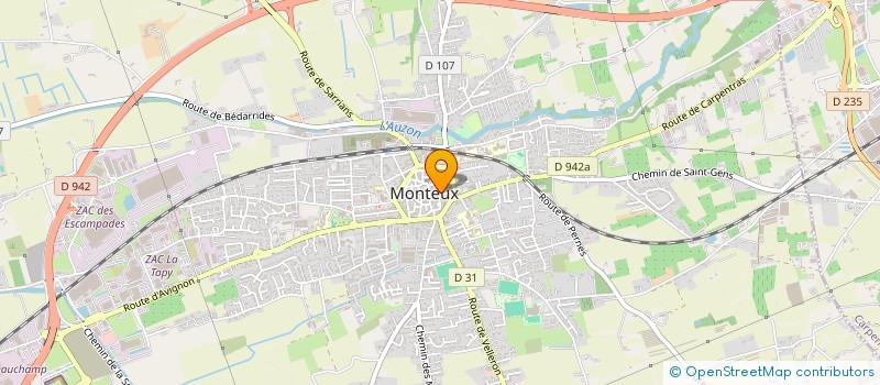 localisation de l'entreprise MONSIEUR JEAN BERNARD à MONTEUX