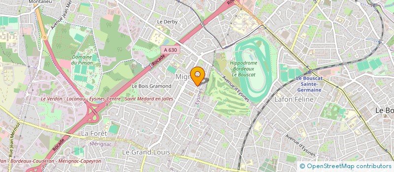 localisation de l'entreprise MONSIEUR JEAN BERNARD  EYSINES