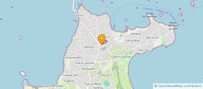 localisation de l'entreprise MONSIEUR JEAN BERNARD  CARANTEC