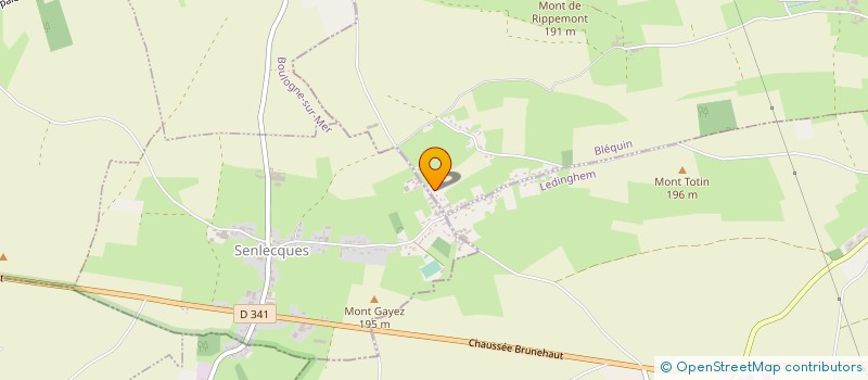 localisation de l'entreprise MONSIEUR JEAN BERNARD  LEDINGHEM