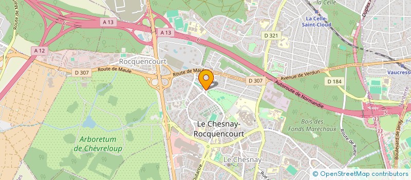 localisation de l'entreprise MONSIEUR JEAN BERNARD à LE CHESNAY-ROCQUENCOURT