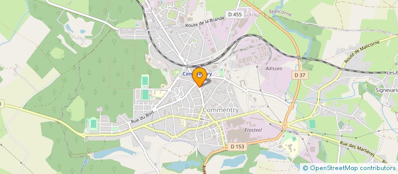 localisation de l'entreprise MONSIEUR JEAN BERNARD  COMMENTRY