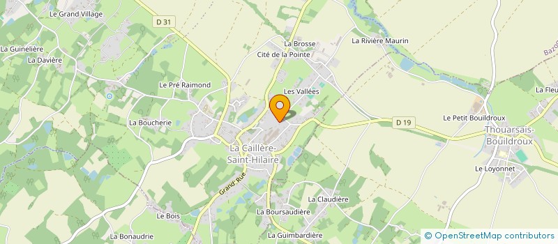 localisation de l'entreprise MONSIEUR JEAN BERNARD  LA CAILLERE-SAINT-HILAIRE