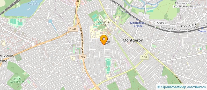 localisation de l'entreprise MONSIEUR JEAN BERNARD à MONTGERON