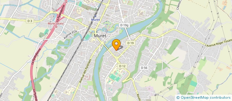 localisation de l'entreprise MONSIEUR JEAN-BERNARD BELMONTE  MURET