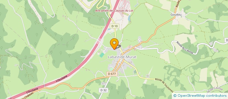 localisation de l'entreprise MONSIEUR JEAN-BERNARD CHAUDERON  COEUR DE CAUSSE