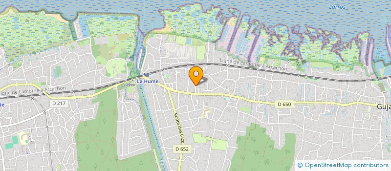 localisation de l'entreprise MONSIEUR JEAN BERNARD CHAUVIN  GUJAN-MESTRAS