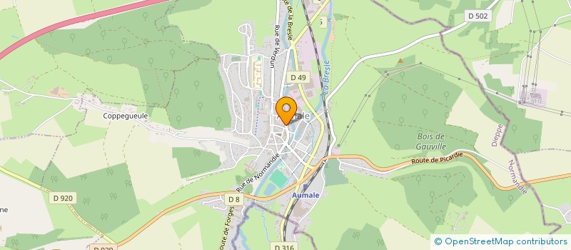 localisation de l'entreprise MONSIEUR JEAN-BERNARD CHIVE  AUMALE