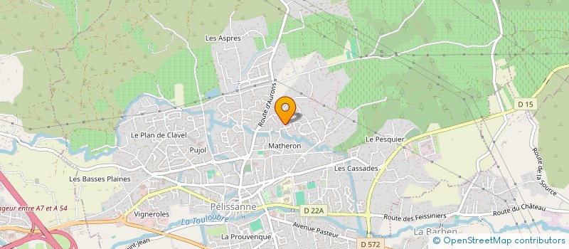 localisation de l'entreprise MONSIEUR JEAN-BERNARD CHORLET à PELISSANNE