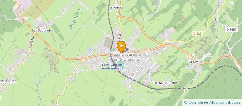 localisation de l'entreprise MONSIEUR JEAN-BERNARD CROTTI à SAINT-LAURENT-EN-GRANDVAUX