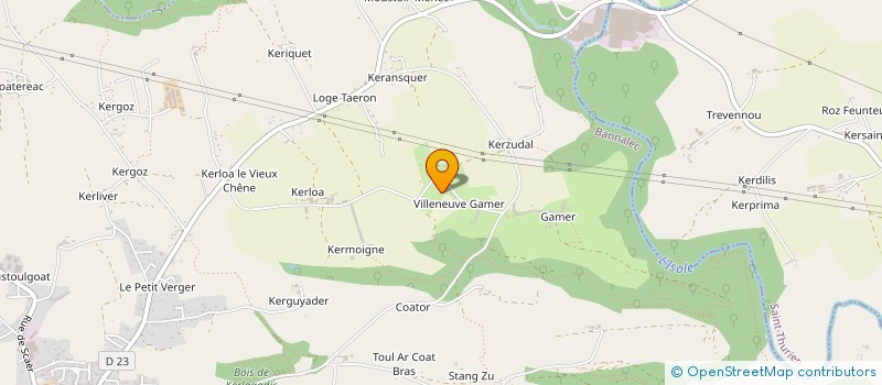 localisation de l'entreprise MONSIEUR JEAN-BERNARD DEMILITO  BANNALEC