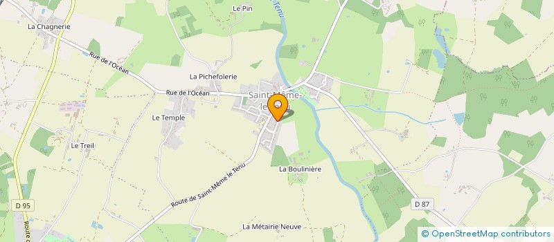 localisation de l'entreprise MONSIEUR JEAN-BERNARD DUBREIL  MACHECOUL-SAINT-MEME