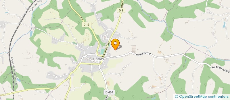 localisation de l'entreprise MONSIEUR JEAN-BERNARD DUPUTS  HABAS