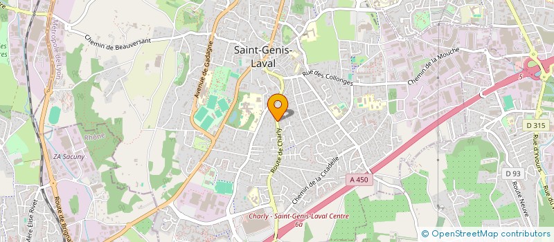 localisation de l'entreprise MONSIEUR JEAN-BERNARD DUVILLARD à SAINT-GENIS-LAVAL