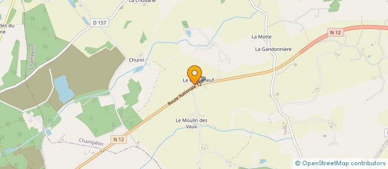 localisation de l'entreprise MONSIEUR JEAN-BERNARD ESNAULT à CHAMPEON