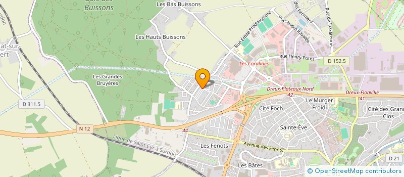 localisation de l'entreprise MONSIEUR JEAN-BERNARD FOUCHER à DREUX