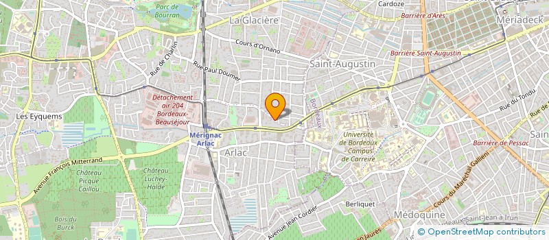 localisation de l'entreprise MONSIEUR JEAN-BERNARD GARROUSTE à MERIGNAC
