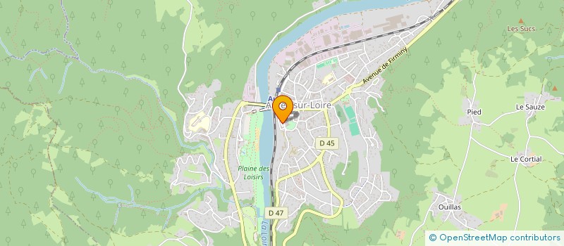 localisation de l'entreprise MONSIEUR JEAN-BERNARD GICQUEL  AUREC-SUR-LOIRE