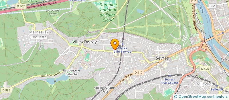 localisation de l'entreprise MONSIEUR JEAN-BERNARD HEIL à SEVRES