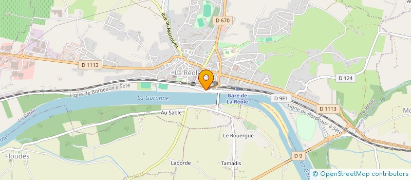 localisation de l'entreprise MONSIEUR JEAN-BERNARD HIRAM  LA REOLE