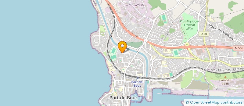 localisation de l'entreprise MONSIEUR JEAN-BERNARD HOAREAU  LES AVIRONS