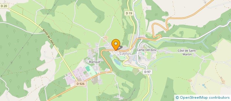 localisation de l'entreprise MONSIEUR JEAN-BERNARD INJIRAKY  CAYLUS