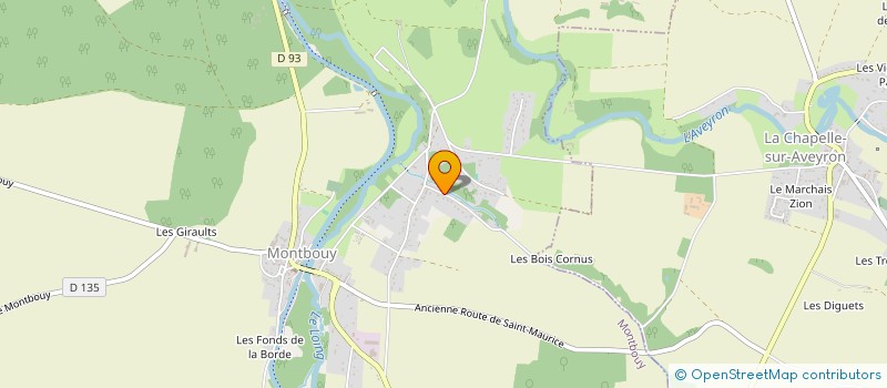 localisation de l'entreprise MONSIEUR JEAN-BERNARD LANGLOIS  MONTBOUY