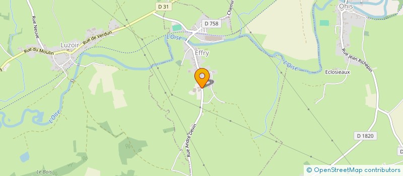 localisation de l'entreprise MONSIEUR JEAN-BERNARD LARZILLIERE  EFFRY