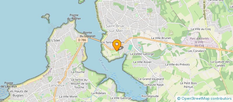 localisation de l'entreprise MONSIEUR JEAN-BERNARD LEFORT à SAINT-BRIAC-SUR-MER