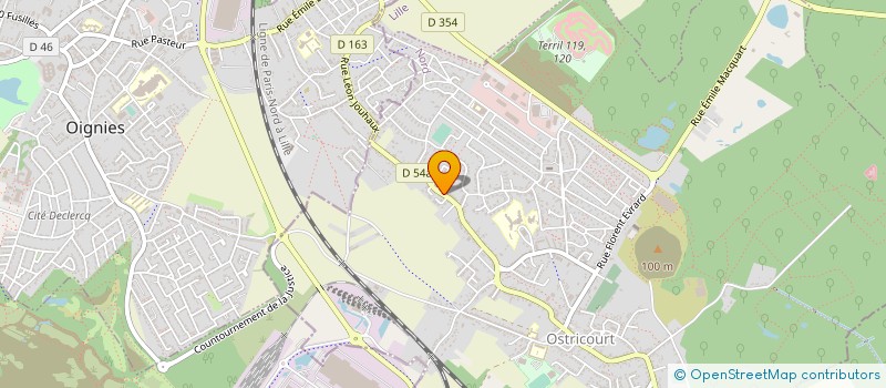 localisation de l'entreprise MONSIEUR JEAN-BERNARD LEKKE à OSTRICOURT