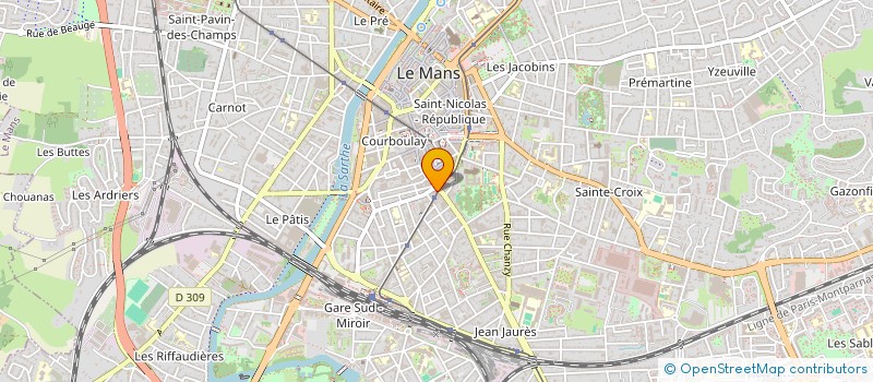 localisation de l'entreprise MONSIEUR JEAN-BERNARD LEROY  LE MANS