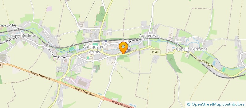 localisation de l'entreprise MONSIEUR JEAN BERNARD LOGEZ  AUBIGNY-EN-ARTOIS