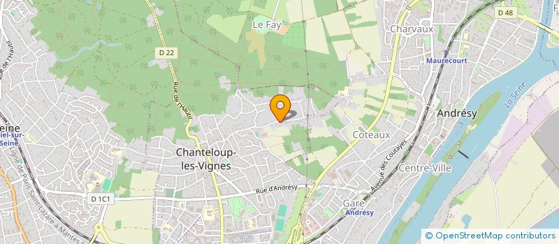 localisation de l'entreprise MONSIEUR JEAN-BERNARD MAQUENHEM à CHANTELOUP-LES-VIGNES