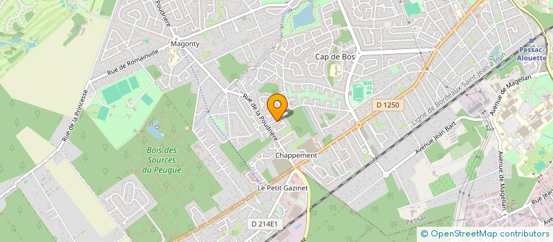 localisation de l'entreprise MONSIEUR JEAN-BERNARD MARCHIORO  PESSAC