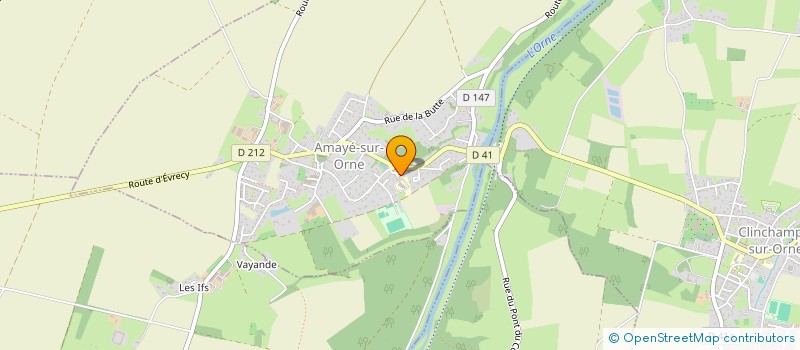 localisation de l'entreprise MONSIEUR JEAN-BERNARD MARIE  AMAYE-SUR-ORNE